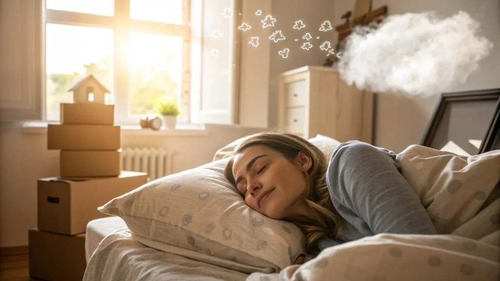 photorealistic-image-of-a-young-woman-sleeping-pea_11zon - INFO HIVE до чого сниться переїзд